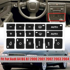 Car Air Condition Climate Control Buttons Stickers For Audi A4 B6 B7 2000-2004