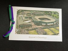 WIMBLEDON CHAMPIONSHIPS RARE OFFICIAL AELTC CHRISTMAS CARD 2002 SERENA HEWITT