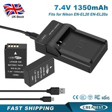 2x EN-EL20 EN-EL20a Battery+