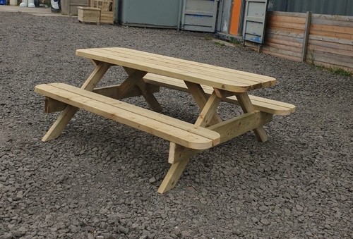 6ft picnic bench - made, c24