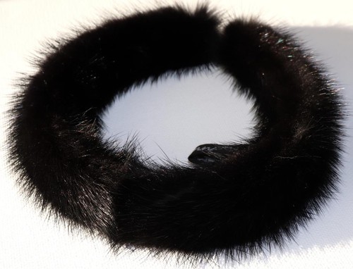 Fur hairband mink neck - mink, band