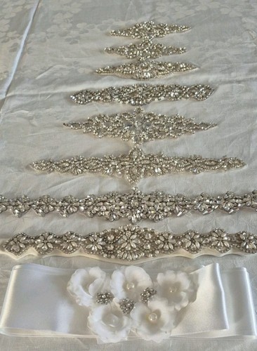Ivory bridal belt - bridal, belt/sash