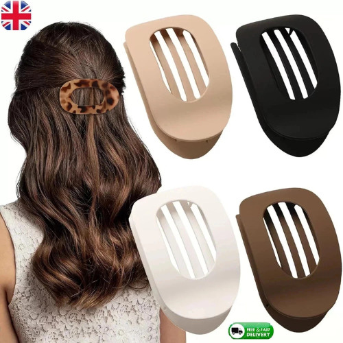 4pcs flat hair clips for - flat, thick