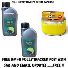 Honda GX390 Pressure Washer Service Kit Air Filter, 2 x Oil & Spark Plug 1.2Ltrs