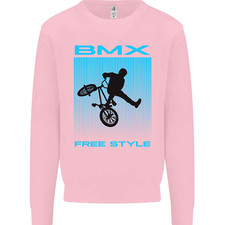 BMX Freestyle Cycling Bicycle Bike Kids Sweatshirt Jumper