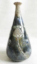 CLEARANCE SALE - An Edwardian Royal Doulton vase, stamp to base, 2185, H. 21