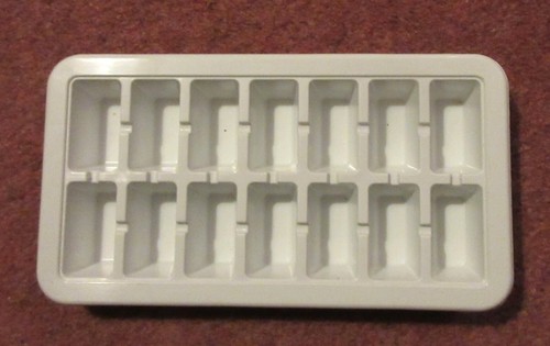 White plastic ice - white,