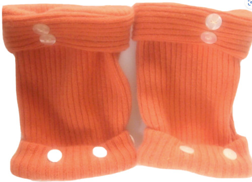 Fingerless gloves orange 100 - gloves,