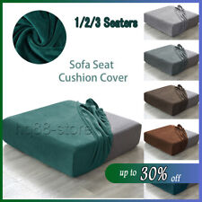 1-3 Seater Stretch Velvet Sofa Seat Cushion Covers Slipcovers Couch Replacement