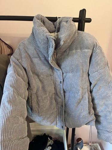 Primark blue puffer coat - blue,