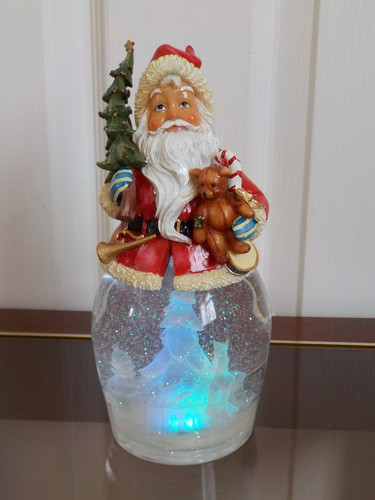 Vintage christmas santa snow - vintage,