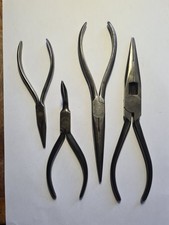 Vintage Long Nose Piano Wire Pliers Lindstrom Welwyn Kraeuter Jewellery Bent