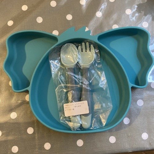 Silicone suction baby plate - silicone,