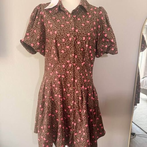 Boutique disty floral - , brown