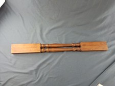 Vtg. Set of 2 Wooden Spindles