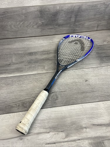Head squash racket - head, aft