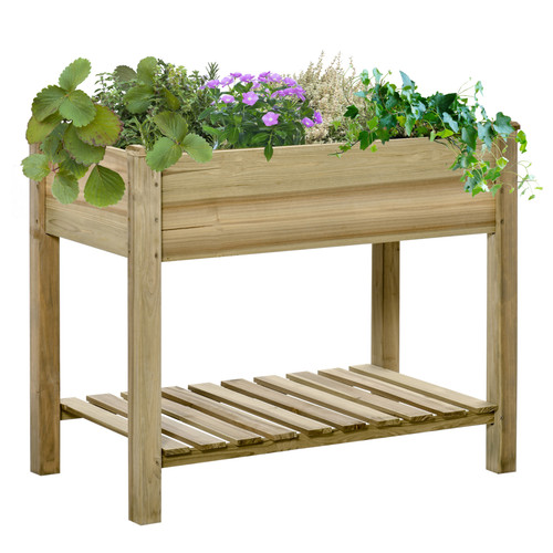 Raised garden bed - raised, legs