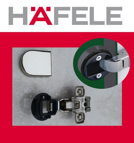 Pair hafele glass door - pair, of