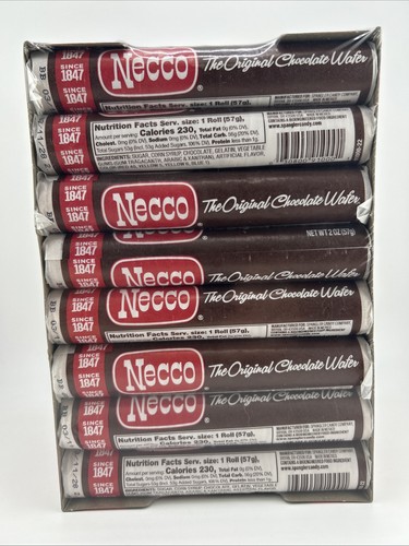 Necco chocolate flavor wafer - chocolate,