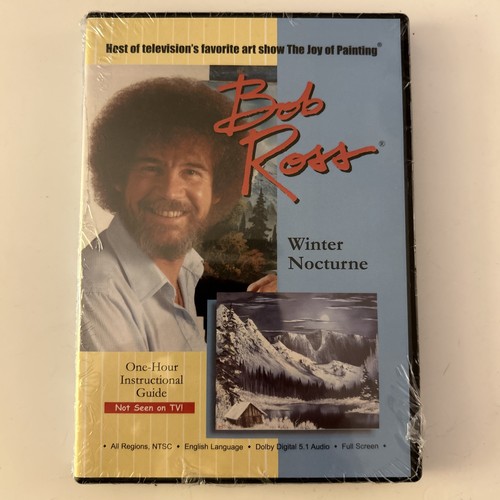 Bob ross winter nocturne - winter,