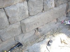 Photo 6x4 Cut Mark: Chester Road (opp Dig Lane), Frodsham OS Cut Mark on  c2011