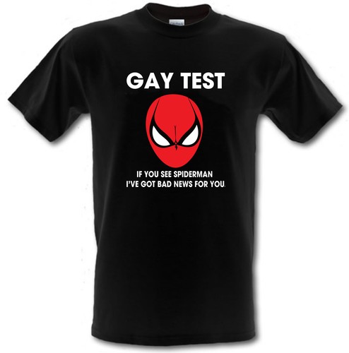 Gay test you see spiderman - gay,
