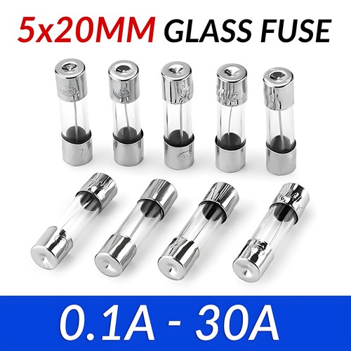 100pcs 5x20mm glass - 100pcs,