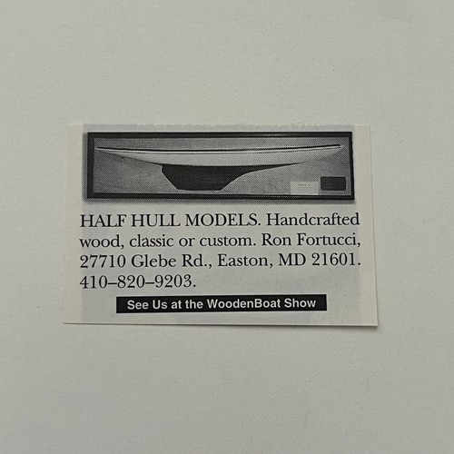 Half hull models - half,