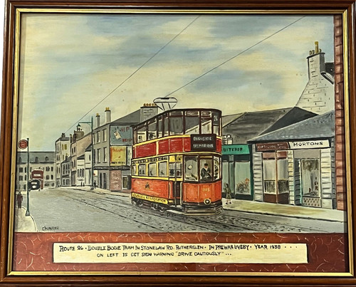 Rutherglen glasgow vintage art - rutherglen,