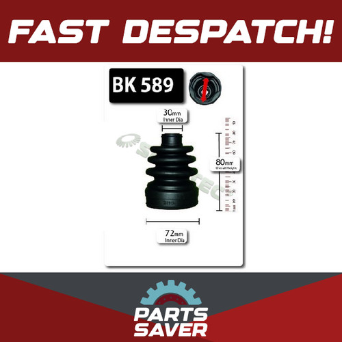 Joint boot bk589 shaftec - cv,