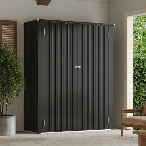 Metal outdoor storage shed - metal,