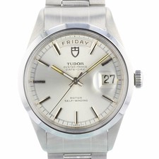 Tudor Oyster Prince Day Date 7017/0 38 mm Silver Dial Stainless Steel Watch