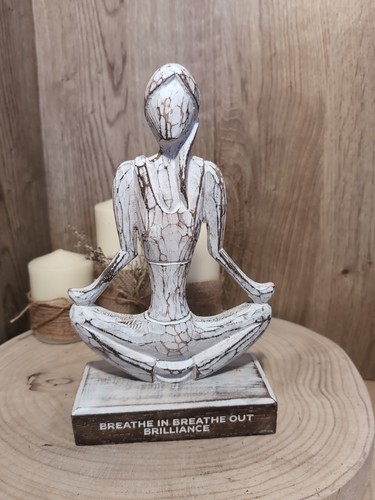 Hand carved wooden - wooden, yoga