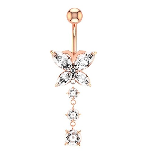 Belly bars button - piercing, bar