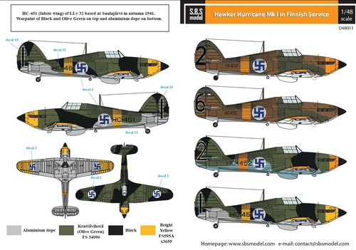 Models d48011 hawker - s.b.s, d48011,