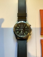 Glycine Stratforte Automatic Chronograph 2 extra OEM straps 