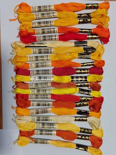 Bundle dmc embroidery - x,