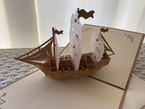 Pop realistic galleon - up,