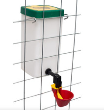 1 Litre Drinker with cup for Chickens/Poultry/Quail/Pigeon/Rabbit uk seller