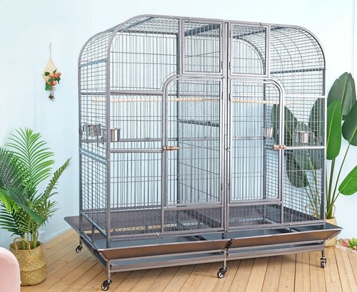 Double bird cage - double,