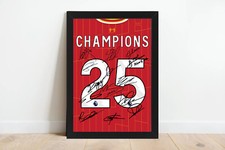 CHAMPIONS 2024 25 MULTI SIGNED