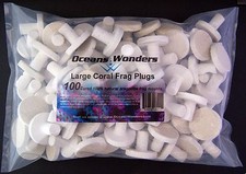 100 LARGE CURED REEF PLUGS FOR