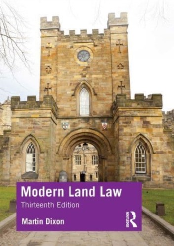 Modern land law - law, martin