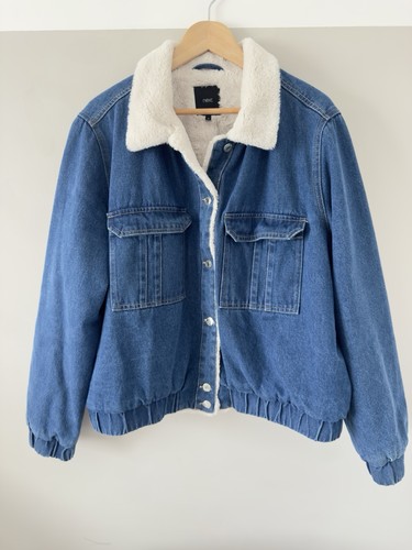 Next denim jacket faux - next,