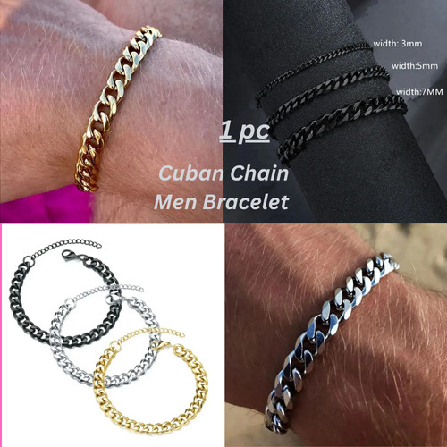 925 sterling silver cuban - silver,