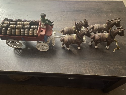 Vtg cast iron horse - vtg,