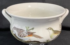 Portmeirion Birds of Britain vintage Twin Handled Bowl 1978