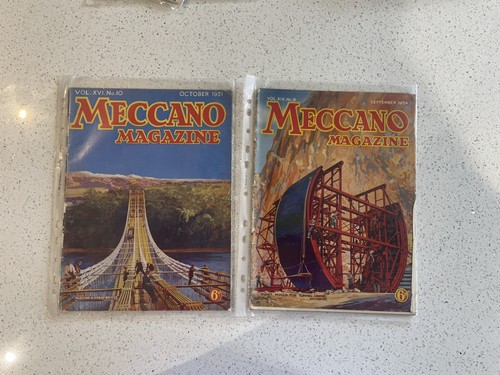 Vintage meccano magazines - meccano,