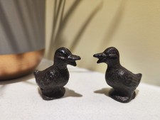 Pair of Miniature Cast Iron