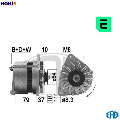 Alternator 210204a for land - 210204a,